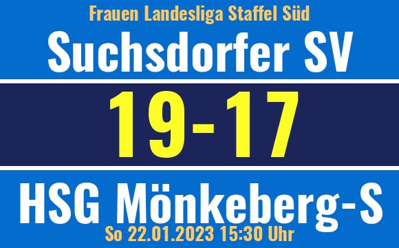  Suchsdorferinnen besiegen Mönkeberg-Schönkirchen  