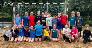 2. Beachhandballtraining für die D-B Jugend am 10.06.2024 in Kronshagen