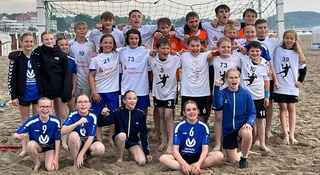 Drei Turniersieger vom SSV beim Beachhandballturnier in Travemünde