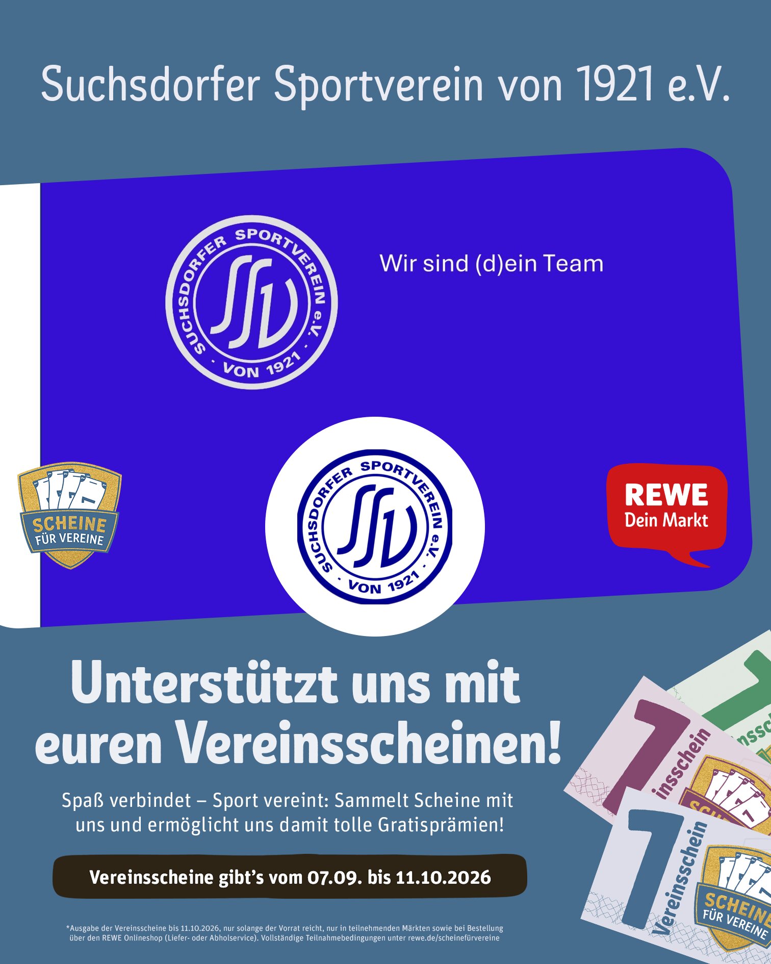 Scheine für Vereine